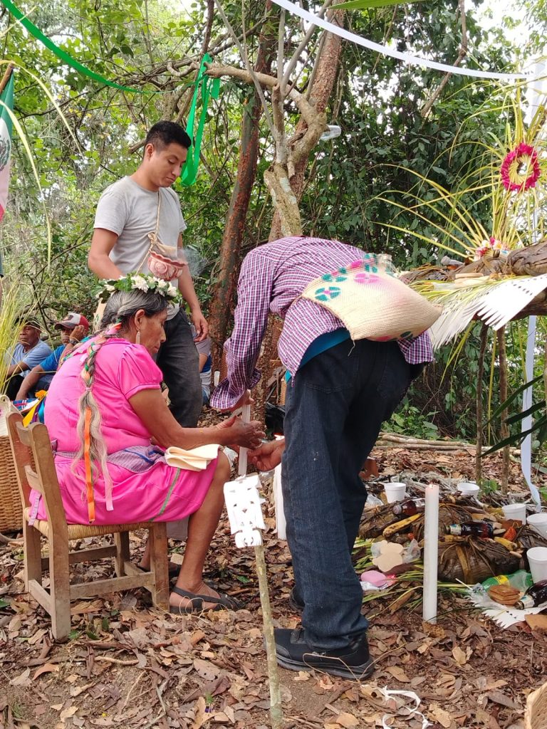Se realizó costumbre en la comunidad de Otlatempa, municipio de Benito Juárez