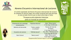 Inicia el encuentro internacional de lectores en Huayacocotla