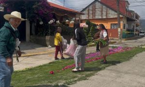 Se vive el jueves de Corpus en Huayacocotla