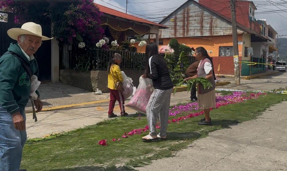 Se vive el jueves de Corpus en Huayacocotla